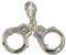 SilberDream Charm 925 Echt Silber Armband Anhänger Handschellen FC3037 Silber Charmsschmuckanhänger