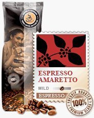 Coffee-Nation Espresso Amaretto 1000g Bohnen | Spitzenqualität | Kaffeeliebhaber