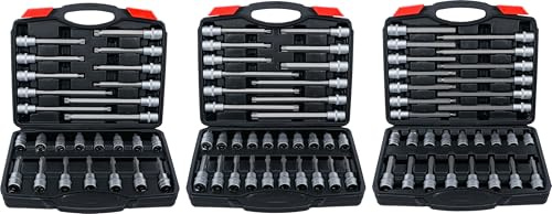 BGS Diy 5186 | Bit Socket Assortment | 12.5 mm (1/2) Drive | 88 pcs.
