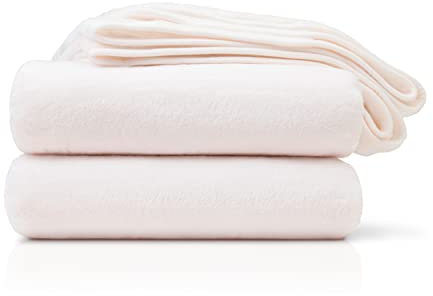 Amago - Kuscheldecke, Cashmere-Feeling, 180 x 220 cm - Wollweiß