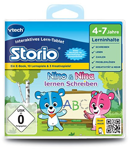 Vtech 80-232604 - Storio 2 Lernspiel, Nino und Nina Lernen Schreiben