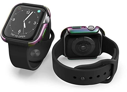 X-Doria Defense Edge - Marco protector de aluminio para Apple Watch, Watch Sport y Watch Edition de 38 mm, compatible con Apple Watch Series 1, Series 2 y Nike+