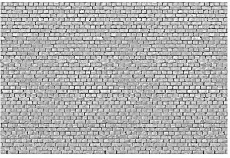 Bilderwelten Backstein Fototapete 3D inkl. Kleister 480x320cm - Vliestapete Made in Germany - Backstein Tapete Wohnzimmer - Steintapete Ziegel Tapete - Ziegelstein Tapete Flur Küche T_1097