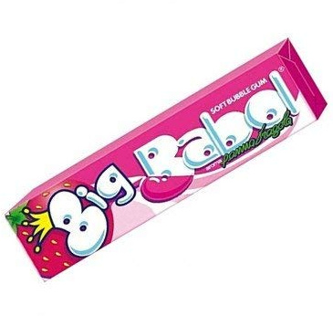 BIG BABOL BIG BABOL CHEWING GUMS STRAWBERRY CREAM X24