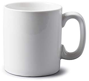 WM Bartleet & Sons - Porcelain Tea and Coffee Mug, 0.7pt, Smooth Finish, Perfect for Tea, Coffee and Soups (White)