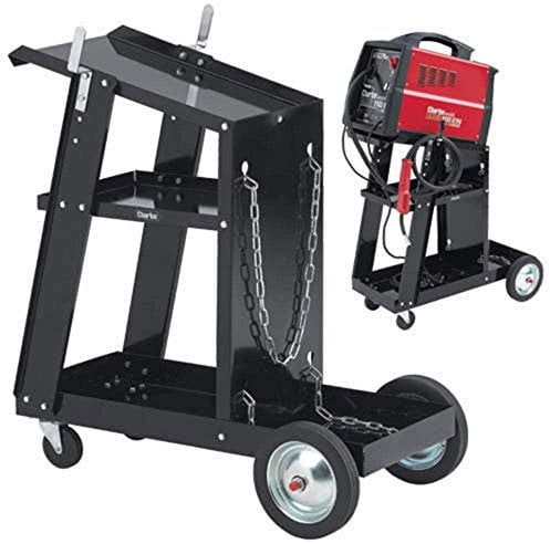 Clarke welding cart - steel with heavy duty castors