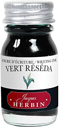 Herbin Bottled Fountain Pen Ink, 10ml - Reseda Green