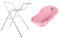 Disney Minnie Mouse blanc baignoire bébé 84 cm + Stands de bain + Gant à laver