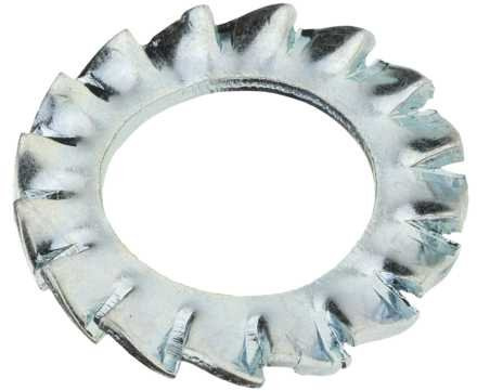 Reidl Fächerscheiben 8,4 mm Außendurchmesser 15 DIN 6798 Stahl galv. verzinkt farblos 2000 Stück