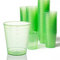 Tuuters.de 300x Medikamentenbecher, 30ml - bruchsicher, Schnapsbecher, Medizinbecher (Grün)