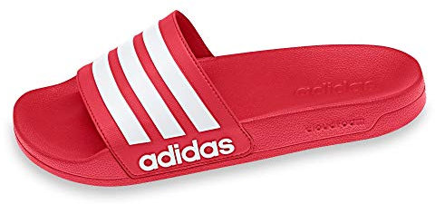 adidas Adilette Shower Herren Schlappen , Rot, 46 2/3 EU