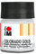 Marabu 12640005782 - Metallic Effektfarbe, Colorado Gold metallic silber 50 ml, auf Wasserbasis, lichtecht, wetterfest, schnell trocknend, zum Pinseln und Tupfen auf saugenden Untergründen