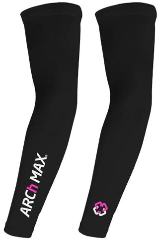 Arch Max Arm Sleeves Manguito, Deporte, Negro, L