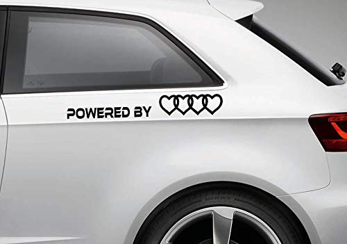 CrisPhy - Adesivo in Vinile per Audi A3 A4 A5 A7 A8 TT, Varie Misure