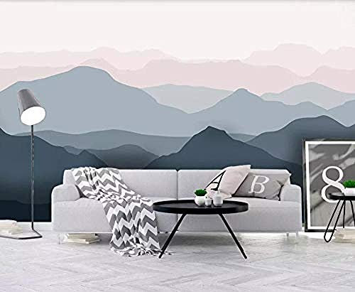 Abstrakte Sonnenuntergang kühle Berge Wandbild Tapete moderne Wandtapete fototapete 3d effekt tapete tapeten wald vintage wandbild wandbilder kinderzimmer-200cm×140cm