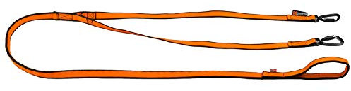 Non-stop dogwear Non-Stop Bungee Leash Double orange NEU