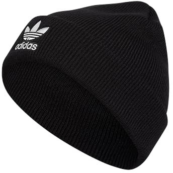 Adidas Trefoil Beanie, Unisex, Erwachsene, Schwarz, Einheitsgröße
