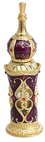Milisten Parfümflasche Aus Glas Orientalisches Design 12 Ml Flakon Für Damen Reisegröße