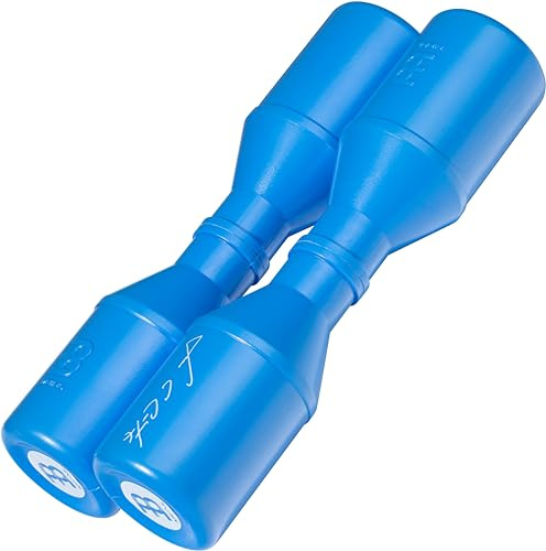 Meinl Percussion Shaker Luis Conte - Medium Live - Artist Series Double Shaker - 17 cm Length - Plastic, Glacier Blue (SH4GB)