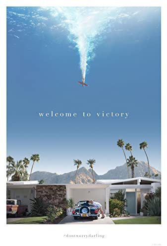 Filmposter mit Aufschrift Dont Worry Darling, ungerahmt