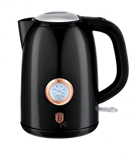 Berlinger Haus LP-BH-044L Berlinger Haus-LP-BH-044L Electric Boiler with Thermometer, 1.7 L, Black Gold, Plastic