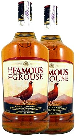 Whisky Blended Glenturret Famous Grouse Botella Especial 1,75 L (Caja de 2 Botella Especial de 1,75 L)