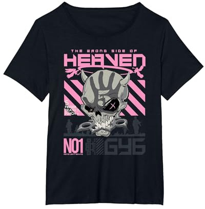 5FDP Retro WSOH T-Shirt, Damen Große Größen, Schwarz, 4X