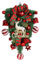 Weihnachtskranz Tannenkranz Türkranz Beerenkranz Weihnachten Kranz Beeren Girlande Winterkranz Dekokranz Adventskranz Christbaumschmuck Türschild Deko Girlande Haustür Kränze Weihnachtsdeko