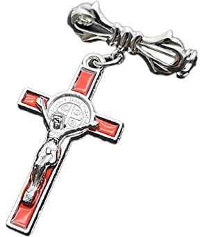 Mode Kreuz Anhänger Broschen Kleidung Pin Jesus Kreuz Brosche Pin Schmuck Brust Pin für Frauen, 4,5 cm, Metall, Kein Edelstein