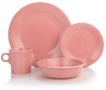 Fiesta® 4-teiliges klassisches Gedeck Geschirr | Pfingstrose