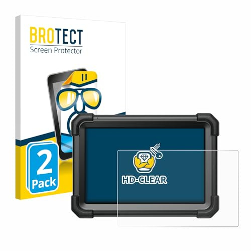 BROTECT Schutzfolie für Launch X-431 Pro3 Apex | 2 Stück Transparenter Displayschutz Made in Germany Klare Displayschutz-Folie Clear Einfache Montage Case-Friendly