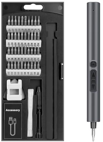 Elektrischer Schraubendreher Set - 52 in 1 Magnetische Electric Screwdriver, KKMOL precision screwdriver set, elektro schraubendreher set für phone, Lapto, Kamera, Uhr