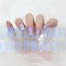 Semi Cured Gel Nails Strips Maggidea Second Generation 22 Stickers Nail Wraps Soft Self-Adhesive Gel Nail Stickers Salon-Quality UV/LED Lamp Required (136-Aurora Blue)
