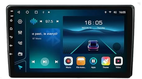 Autoradio Android 13 Double Din per Opel Zafira B/Astra H 2004-2014,9 Pollici Touch Screen Radio con Mirror Link USB ASP OBD2 DAB Controllo del Volante Telecamera Posteriore(S1 1G+16G)