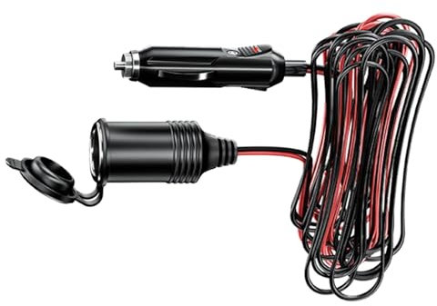 Car Charger Extension Cord, Car Extension Cord | Car Charger Extension Cable Adapter | Electrical Extension Cord for Car, Motorcycle, Pump, Car Appliance