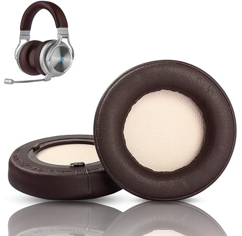 SE Sostituzione pad compatibile con Corsair Virtuoso RGB Wireless SE Gaming Headset (Pelle sintetica/Spugna memory)