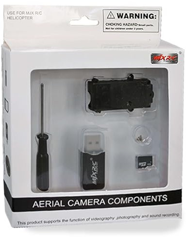 Universal POV Kamera, FPV Cam für viele RC Modelle u. a. für ferngesteuerte Helikopter, Drohnen, Quadcopter, Quadrocopter, Flugzeuge, Spielzeuge, Monster-Truck, Crawler, Langlebig, Robust und Leicht