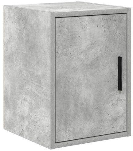 vidaXL Armoire Murale de Garage Gris béton Bois d'ingénierie