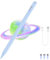Luntak Tablet Stift für Android,POM-Spitze Touchscreen Stift Magnetic Handy Stift,Type-C Eingabestifte Kompatibel mit Samsung/Mi/Huawei/Vivo/Lenovo und andere Android-Smartphone und Tablet,Blau
