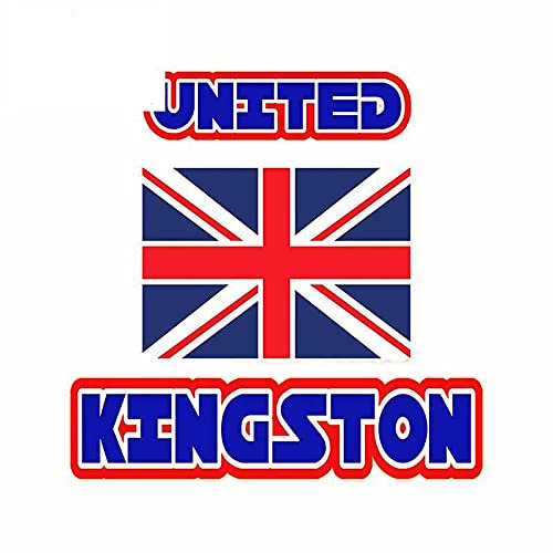 13 cm x 12,9 cm für United Kingston Aufkleber Kofferraum Kühlschrank Wasserdichte Autoaufkleber Anime DIY