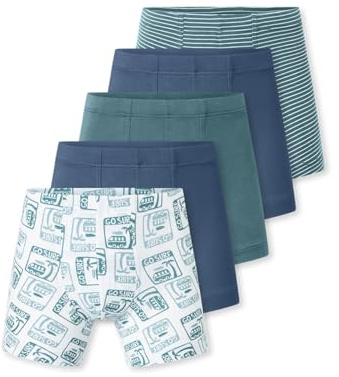 Schiesser Jungen 7 Pack Boxershorts - 95/5 Organic Cotton Bio Baumwolle - Größe 92 Bis 140 Boxershorts (7er Pack)