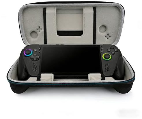 JYGamhanbil Ultra Dünn Tragetasche hülle für ROG Xbox Ally X/ROG Xbox Ally | Tragbare Hartschale Aufbewahrungstasche Schutzhülle für ROG Xbox Ally 2025 7 Gaming Handheld Konsole Console,Schwarz