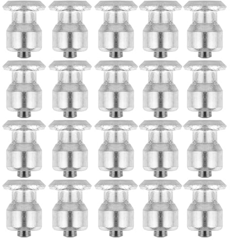 TOGEVAL 50 Tornillos Antideslizantes para Neumáticos de Coche, Clavos para Ruedas de Invierno, Tacos para Nieve, 50 Piezas, Accesorios Automotrices para Tracción en Invierno