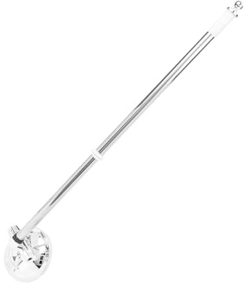 OSALADI Support de Mât de Drapeau à Ventouse 19.69 Pouces en Acier Inoxydable Base Stable pour Voiture, Fournitures pour Supports de Mât de Drapeau et Porte Fanion Voiture