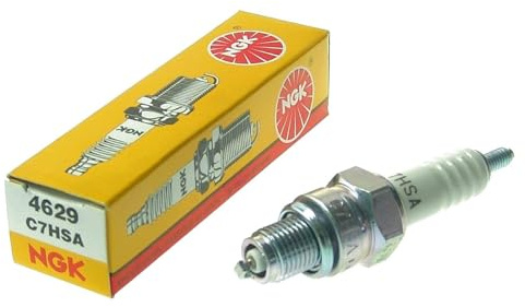 10x Zündkerze NGK C7HSA China Roller kompatibel mit BAOTIAN BT49QT-10 4T AC | 4T-Roller-Zündkerze, Vergleichstypen Beru 10 FR-4 AU, Bosch UR3AS, Champion RZ96C; kompatibel mit BAOTIAN BT49QT-11 4T AC