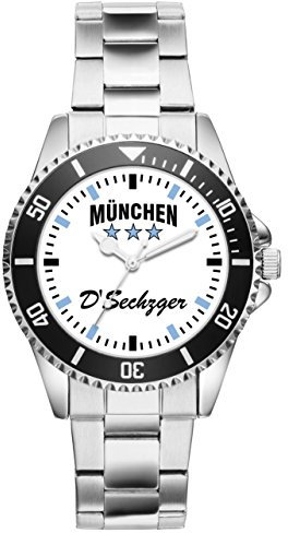 KIESENBERG Herrenuhr Armbanduhr München Geschenk Artikel Idee Fan Analog Quartz Uhr 6038