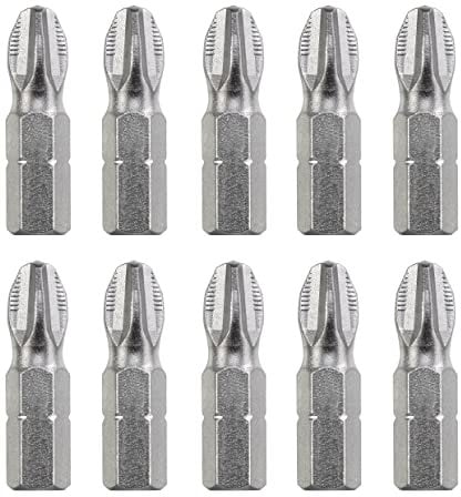 kwb Bits - Bitset – 10er PH 2 Bit-Set 25 mm, 1/4 sechskant, Schrauber-Set, universell
