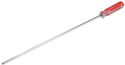 sourcing map Magnetic #2 Phillips Screwdriver with 12 Inch Chrome Vanadium Steel Shaft for Repair Home Improvement Craft