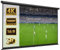 VonHaus Pull Down Projector Screen, 100 Wall Mounted 4K HD Projection Screen with 16:9 Aspect Ratio, Home Cinema Wall or Ceiling Mountable with Soft Close Mechanism & Stainless Steel Casing