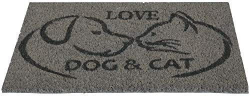 Bestlivings Fußmatte Kokos Schuhabtreter 25x50cm (Dog & Cat), Fußabtreter Schmutzfangmatte Türmatte Bodenmatte Läufer Teppich Türvorleger Abtreter